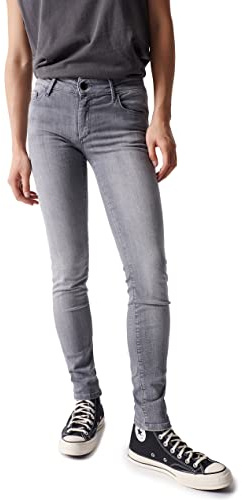Salsa Wonder Push UP Skinny Jeans Grey
