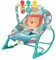 Sdraietta Neonati in Tessuto con Arco Gioco, 0-2 anni, 15 kg, Sdraietta Pieghevole, 3 Posizioni di Reclinabile, Chiusura Compatta, Cinture Easy-in, Chiusura Compatta, 80 * 60 * 43 cm (blu)