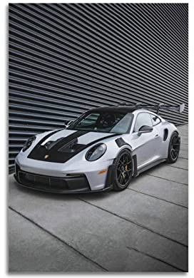 ESTE Sportwagen-Poster 911 GT3 RS Supercar Racing Cars Poster, dekoratives Gemälde, Leinwand, Wandposter und Kunstbild, modernes Familien-Schlafzimmer, 30 x 45 cm