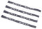 Newwyt 4 Stück WWJD-Gurtband-Armbänder was würde Jesus tun gewebte Armbänder religiöses christliches WWJD-Armband für Spendenaktionen schmale Waren
