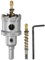 sourcing map Scie cloche en carbure TCT de 35 mm de diamètre pour acier inoxydable, métal, alliage d'aluminium, cuivre, laiton, plastique, avec embout central supplémentaire