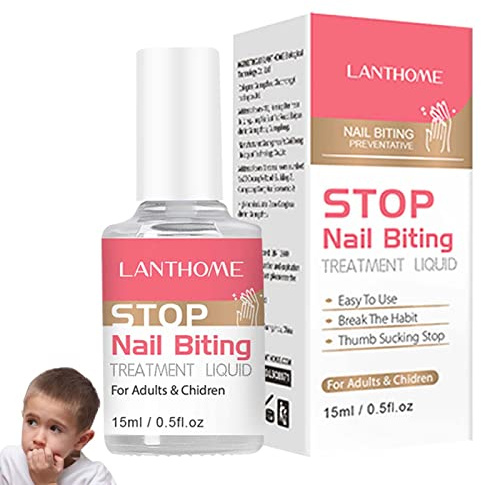 Anti Nail Biting Nail Polish No Bite Nail Polish Stop Nail Repair Nail Varnish Stop Biting Your Nails, Nail Biting Prevention, Clear Nail Varnish, Nail Biting Treatments