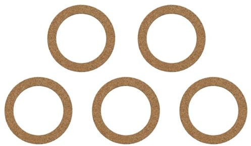 5 x Tankdeckeldichtung 40 x 60 - Kork
