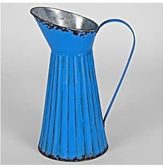 Grand pichet vintage en métal côtelé 35 cm Originals