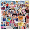 Gilmore Girls Stickers, 110 Stück Cooler TV Show Sticker Set, Vinyl Wasserdichte Aufkleber für Wasserflasche Laptop Skateboard Gitarre Reisekoffer, Jugendliche und Erwachsene