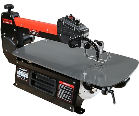 Bucktool 22 Inch Variable Speed Scroll, 1.3A Scroll Saw for Woodworking