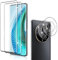 Holilo pour Honor Magic 6 Lite 5G Verre Trempé + CaméRa ArrièRe Protecteur【2+2 Pièces】,9H Dureté aux Rayures RéSistant Verre Trempé Membrane, sans Bulles HD Protection DéCran CaméRa Film