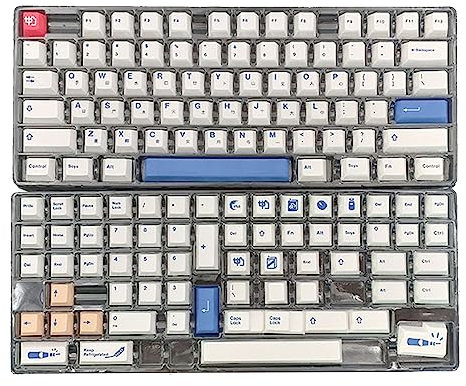 ZSYTF 137 Keys PBT Keycaps Cherry Profile DYE-SUB Keycap For Cherry MX Switch Mechanical Keyboard Soy Milk Theme Keycap Soy Milk Keycaps