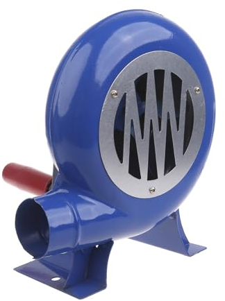 YIZITU Grillventilator BBQ Blower 150/120/80W Mini Schmied Schmiede Gebläse mit Kanal Tragbares manuelles Gebläse für Camp Compact Handgebläse