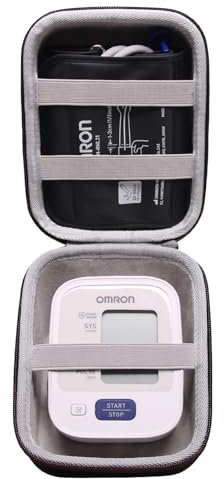 L LTGEM Hard Storage Blood Pressure Monitor Case for OMRON X3 Comfort/ X4 Smart/ X2 Basic/ X2 Smart/ M3 Comfort/ M2 Intelli IT Home Blood Pressure Monitors (Case Only)