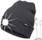 ATNKE LED Mütze mit Licht, USB Typ C Wiederaufladbare 4 LED Beleuchtete Laufmütze Extrem Heller Lampe Winter Warme Stricken Mütze für Herren und Damen Geschenke/Noble Gray