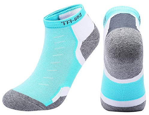 YIzdegg Socken Ohne Gummibund Kanister Bewegungshandtuch Baumwolle Atmungsaktiv Badminton Walking (Blue, L)