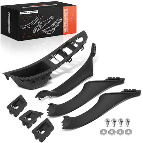 Frankberg 7x Türgriff Innenausstattung Innen Schwarz Kompatibel mit 5er F10 5er F10 F18 5er Touring F11 Replace# 51417225873