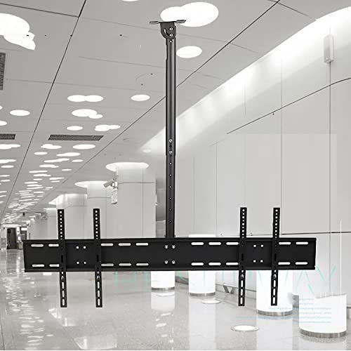 SaryEdge Universal TV Stand Multifunction Adjustable Ceiling Bracket, Hanging Tilt Swivel 360 Rotation Full Motion TV Pole Mount, Fits Most 14-40 Inch TVs TV Mount TV Stand(2.53m