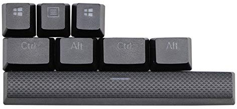 Sirxlevcy Keycaps PBT pour K65 K70 K95 pour G710 + Clavier de MéCanique, Touches RéTroéClairéEs pour Cherry MX (Noir)