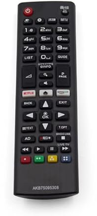 Misura for Telecomando LG Smart TV AKB75095308 Misura Universale for LG 43UJ6309 49UJ6309 60UJ6309 65UJ6309 Telecomando sostitutivo TV