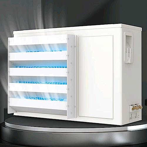 Mini Split Air Conditioner Cover, Outdoor Unit Protection, Air Conditioning Deflector Vent Cover, Wind Direction Change Louver Screen for AC Condenser
