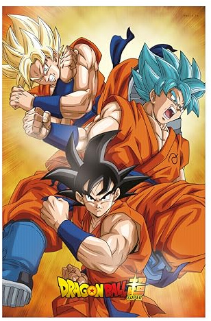 SD TOYS - Poster 3D Champa Goku States Dragon Ball Super - Measures 38 x 58 cm