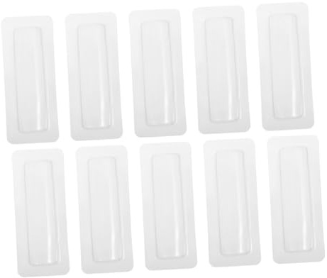 STOBAZA Transparente Lippenbalsam Beutel mit Durchsichtigen Geldkartenschutzhüllen 25 Stück aus Kunststoff Multifunktionales Design für Partys und Einkauf