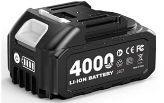 Compatible For Makita, 21V Power Tool ，4.0Ah Cordless Saw Drill Grinder Wrench Rechargeable Lithium Blower Batter(1pcs)