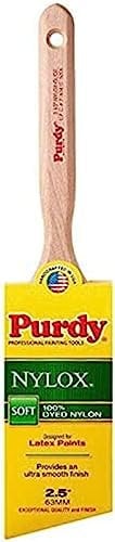 Purdy 144152225 Nylox Glide Brush, Natural, 2.5
