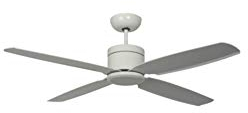 Pepeo Energiespar Deckenventilator Turno inklusive Fernbedienung, weiß, 132201302, Weiß/Weiß