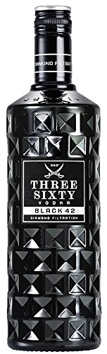 Three Sixty Black 42 Vodka 1,0 Liter