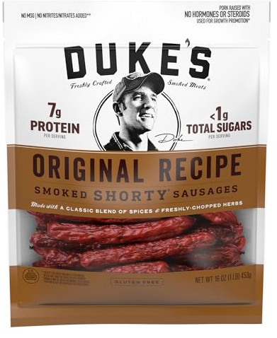 Duke's Pork Original Smoked Shorty Sausages, 16 oz.