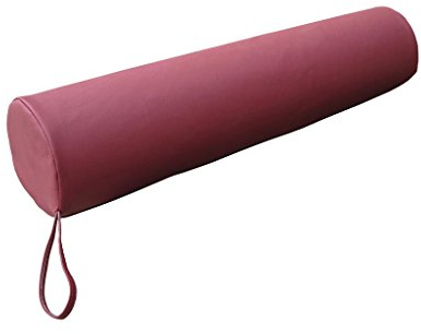 Zen — Rouleau Entier pour Tables de Massage et de thérapie 60 × 15 × 15 cm — Rouleau Coussin pour Table de Massage pour Les Genoux, Les Chevilles et Le Cou — Coussin Table de Massage Bourgogne