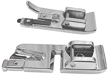 Overlockfuß und Rollsaumfuß/Rollsäumer (Set) Nähfuß für AEG Nähmaschinen