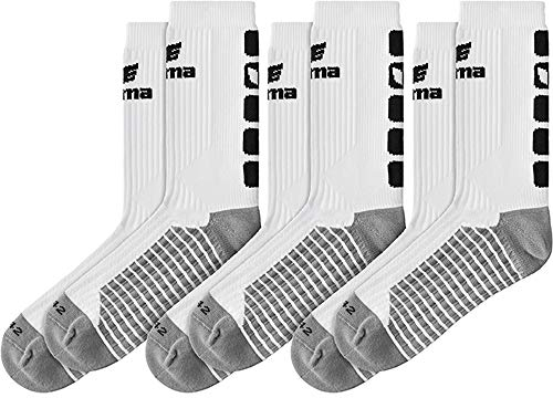Erima 3-Pack Classic 5-C Socken WeissSchwarz, 31-34 Herren