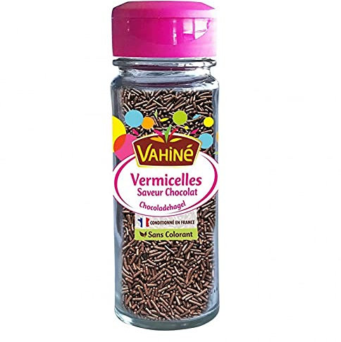 Vahiné Fideos Sabor Chocolate Sin Colorante 65 g (lote de 3)