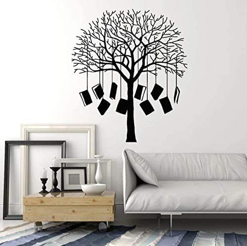 Bücher Baum Wandtattoo Home Library Leseecke Schule Klassenzimmer Buchhandlung Innendekoration Vinyl Glas Aufkleber Kunst Wandbild 42X48 Cm