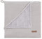 Baby's Only - Baby Kapuzendecke Sense - Einschlagdecke Babyschale - Maxi Cosi Decke - für 5-Punkt-Gurten Autositz - Wickeldecke - Mit Rib Corduroy - 75x75 cm - Kieselgrau