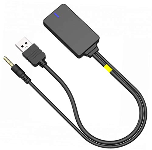 CHELINK Drahtloser Bluetooth-Adapter Audioeingang Musikschnittstellenkabel AUX-USB-Kabel im Auto Kompatibel mit BM-W E90 E91 E92 E93