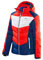 Black Crevice Damen Skijacke, rot/blau/weiß, 42