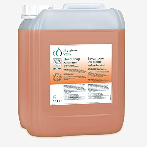 Hygiene VOS Cremeseife Apricot 10 Liter milde Waschlotion Seifencreme für alle gängigen Druckspendersysteme und Seifenspender