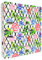 ADINA Motivordner 8cm (Motiv Aquarell-Rosen auf Gitter)