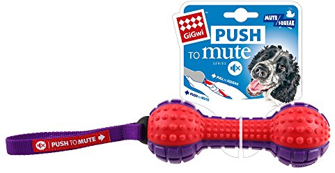 GiGwi Hundespielzeug, Kauspielzeug, Apportieren, Werfen und Fangen, zahnschonend und langlebig