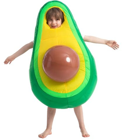 Spooktacular Creations Déguisement gonflable unisexe pour enfant avec ballon gonflable de luxe – Vert enfant