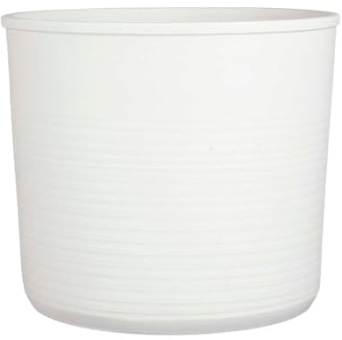 MICA Decorations Momo Blumentopf - H33 x Ø38 cm - Weiß