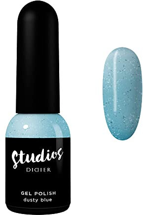 Didier Lab - Premium Gel Nail Polish Studios - Dusty Blue - Gel Nail Varnish - Nail Art - Long-Lasting High Gloss Wear - Easy to Apply - Gel Nails - Rich Pigment - UV/LED - Chip Resistant
