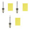 LOVIVER 3 Stück Lötspitzen Ersatz, E10-Schnittstellenbatterie, Ersatz Lötspitzen Soldering Tips zum Löten, Soldering Station Zubehör, Wiederaufladbare USB-Profi-Lötnadelspitzen, 50mm