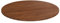 WIFESE Runde Tischplatte Dunkelbraun Couchtisch Esstisch Holzplatte Massiv Multiplex Platte KüChenarbeitsplatte Holzplatte Rund Tabletop Tischplatte Eiche Ø90x1,5 cm Behandeltes Eichenholz