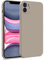 MyGadget TPU Case for iPhone 11 - Cover Dual Layer with Camera Protection | Inner Lining - Soft Touch Rubber & Anti-Scratch Shell Grey