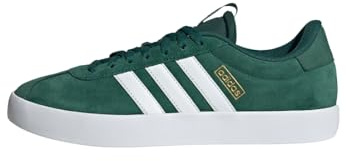 adidas Men's VL COURT 3.0 SHOES, Green / Cloud White / Wonder Silver, 7 UK