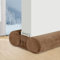 fowong Upgrade Verstellbare Zugluftstopper für Türen 80-100cm,Doppelseitiger Türdichtung Windstopper, Einfache Installation zum Blockieren von Lärm, Zugluft, Licht, Staub,Unterspalte 1.8-5cm,Braun
