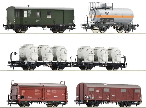 Roco 6600018 H0 6er-Set Güterzug der DB