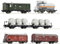Roco 6600018 H0 6er-Set Güterzug der DB