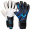 Renegade GK Limitierte Auflage Rogue Maelstrom Torwarthandschuhe Mit Pro Finger Schutz | 4mm Giga Grip & Neoprene | Blau Fußball Torwart Handschuhe (Größe 7, Jugend, Negative Cut, Level 4+)